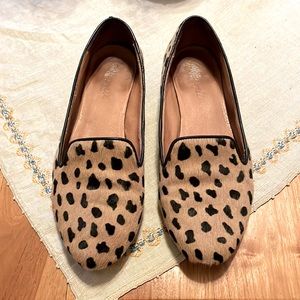 MADEWELL Teddy Loafer in Leopard Calf Hair